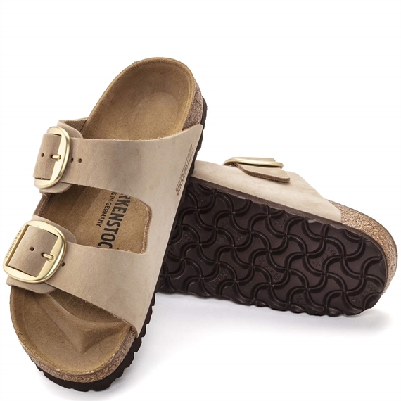 Birkenstock Arizona Big Buckle Sandaler, Sandcastle